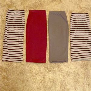 Pencil skirts